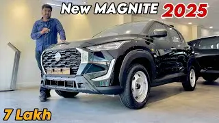 2025 NISSAN MAGNITE Visa Plus Base Model || Magnite Base Updated Model 2025 Black Colour Review