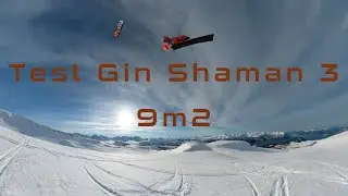 Snowkite - Test Gin Shaman 3 9m2 - Vaksvikfjellet - 09/03/22