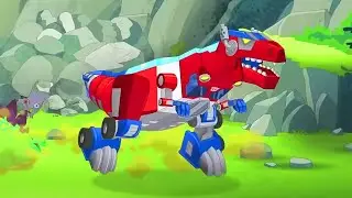 Optimus Prime's Unleashes his Primal Mode! | Rescue Bots | Kid&rsquo;s Cartoon | Transformers Junior