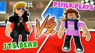 BATTELING VS DefildPlays IN POKEMON BRICK BRONZE?!! [ ItsBear ]