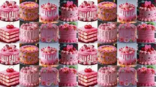 💓Pink Colour Cake Designs/Pink Cake Design/Birthday Cake Ideas/Birthday Cake/Cake Design#pink#cake