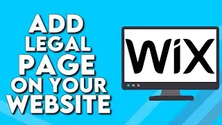 How To Add Legal Page on Your Website Menu on Wix