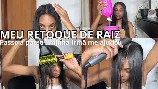 MEU RETOQUE DE RAIZ / CUIDADO QUE PODE CAIR O CABELO