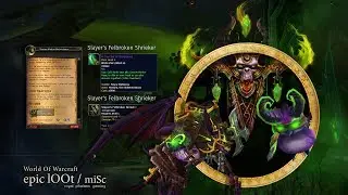 Slayer's Felbroken Shrieker Demon Hunter Class Mount + A Tiny Set of Warglaives TOY