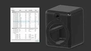2-way 3D Printed Parametric Speaker (Work-in-Progress)