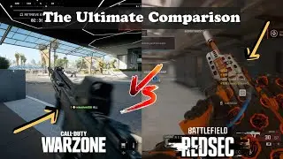 Battlefield REDSEC vs COD Warzone - Direct Comparison! 4k 60FPS