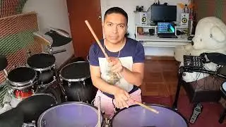 🌈CRUCE DE MANOS EN TIMBAL🔥 (CLASES DE PERCUSION) SUSCRIBETE ✅