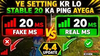 BGMI Network Problem Fix ⚡ Stable Ping & High Ping Lag Solution 4.4 Update