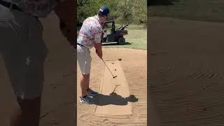 Would you play on sand greens?  #golf #golfer #sand #putt #putter #puttinggreen #golfing #country