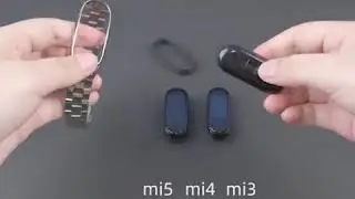 Installation  for mi band 5 4 3 strap