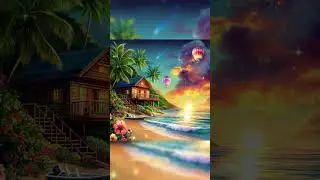 Sunset Dreams: A Tropical Escape in the Sky and Sea