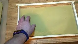 Zatavování voskových mezistěn, příprava rámků do včel. Jejich popis a ukázka jak to dělám já.