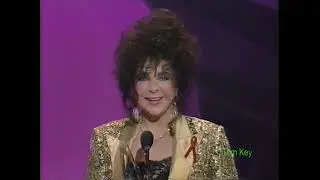 Michael Jackson- wins award from Liz Taylor -1993 AMAS(1/27/93)- 4K HD
