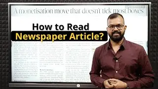 How to Read Newspaper Article? | Ecoholics
