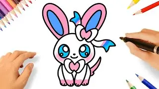 COMMENT DESSINER NYMPHALI | SYLVEON | POKÉMON