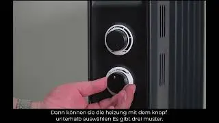Cowsar &Ouml;l-Radiator (Modell U6384 / HD984) | Bedienung & Sicherheit [Deutsche Untertitel]