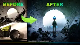 Mobile Photography | Photo Manipulation | Sci-Fi , Alien.
