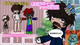 If Aftons played DRESS TO IMPRESS? (FNaF/Cringe)