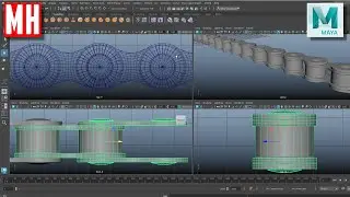 Maya 2025 tutorial : Let's model a bike chain
