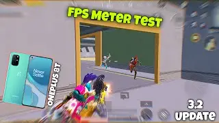 OnePlus 8t PUBG Test with FPS Meter | Pubgm 3.2 Update | OnePlus 8t PUBG Test 2024