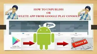 How to delete App from Google play console