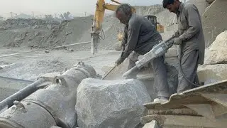 WORLD'S BIGGEST Rock Crusher DESTROYSGIANT Mountain Stone!#crushing #viralvideo 🥵