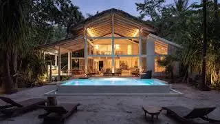 House overlooking the beach, Costa Rica