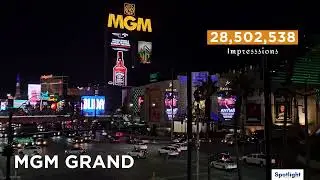 Jack Daniels Spotlight Outdoors F1 Sizzle 2025 - Las Vegas Digital Billboards