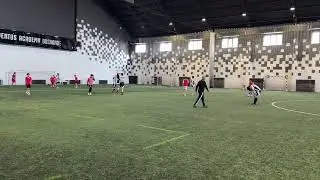 Goal in competitive match 6 3 win; coached on the training ground: Previous vid shows the training!