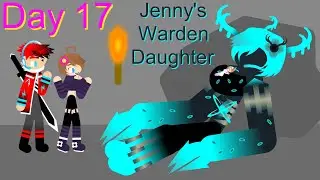 Warden Girl's Echolocation | Minecraft Jenny Belle's Mob Children Ep 17 [Stick Nodes]