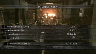 Resident Evil 5 Mercenaries Reunion - Solo - Missile Area - 829,604 (Chris Heavy Metal)