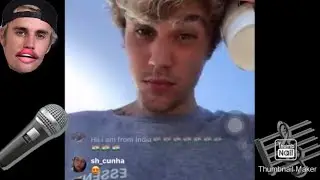 Justin Bieber Goes Live On Instagram With Fans *Full Live*