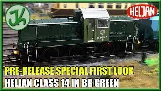 Первый взгляд на предварительный выпуск Heljan Class 14 в цвете BR Green — распаковка и обзор
