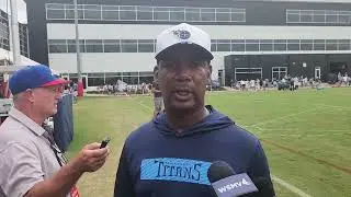 Titans WRs Coach Tyke Tolbert (8/23/25)