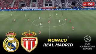 🔴Real Madrid vs AS Monaco Live | Champions League 2025/26 | eFootball PES 21 Simulation