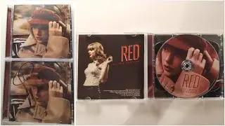 Red (Taylor's Version) signed CD and unboxing