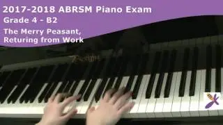 [琴軒] 2017-2018 ABRSM Piano Exam Grade 4 - B2 Frohlicher Landmann by Robert Schumann