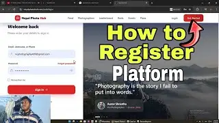 How to start Earning And register process from beginning #nepalphotohub 🙂