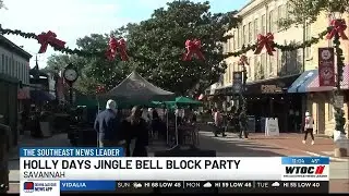 Holly Days Jingle Bell Block Hop in Savannah
