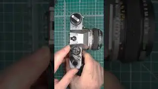 Olympus OM10 как заправить плёнку. #Шорты