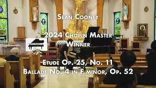 2024 Chopin Master 1st Place Sean Cooney