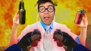 INVESTIGACIONES EN CSGO #2 | QUE PASA SI CHOCAMOS 2 MOLOTOV | INCENDIARIA VS MOLOTOV