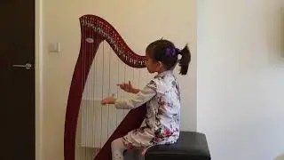 Samuel O. Pratt. The Little Fountain. Elise Bullock (6 y.o.), harp