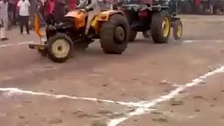 John Deere 5310  vs Hmt 5911!   Tyre Accident tochan ! RSR Tractor Tochan