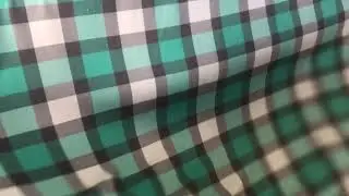 Tecido 100% Viscose Sarjada Twill Xadrez Fio Tinto