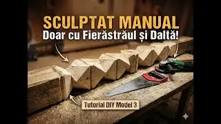 St&acirc;lp de Terasă Sculptat MANUAL: Doar cu Fierăstrăul și Daltă