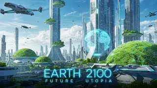 Earth 2100: AI's Vision of a Green Utopian Megacity | 4K Cinematic Future