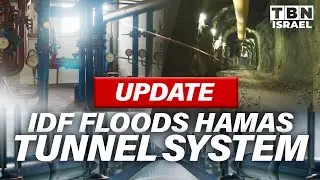 BREAKING: IDF FLOODS Hamas Terror Tunnels With 