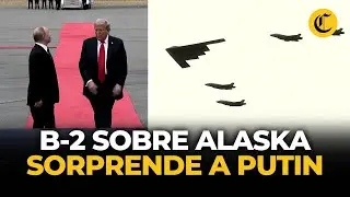 As&iacute; reaccion&oacute; Putin cuando el B‑2 sobrevol&oacute; su llegada a Alaska | El Comercio