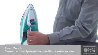 Ferro a Vapor Black Decker, 1200W, Verde - AJ4000 | Lojas Colombo